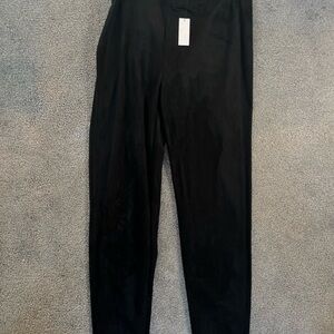 UNWORN Talbots Women's Elegant Black Velvet Trousers